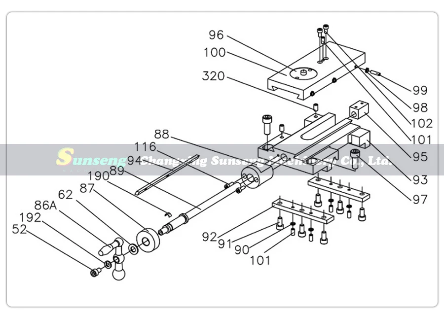 Cross Slide Is Suitable For BD-6(SIEG C2-100)  C2&C3&SC2&CX704&G8688& Lathe Accessories