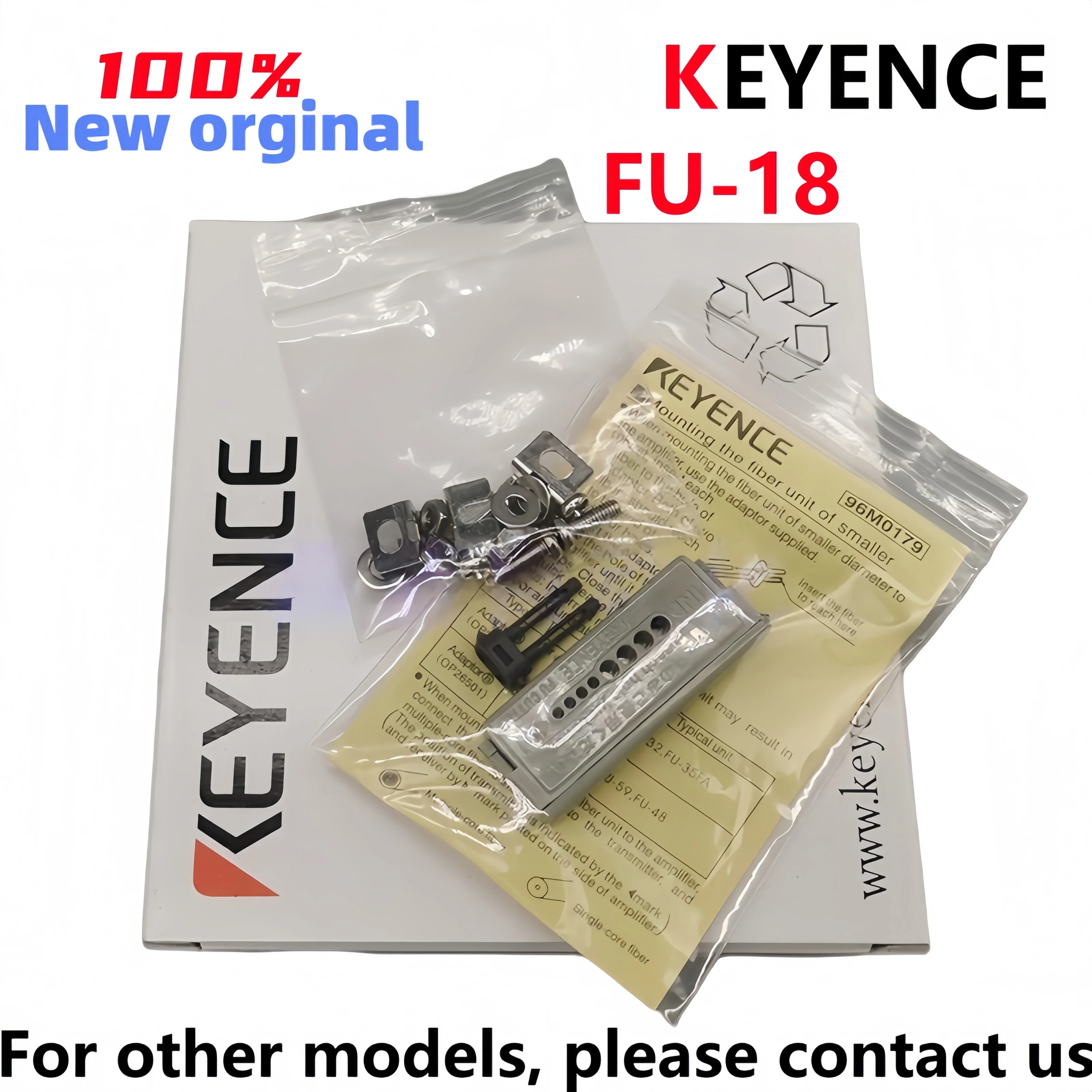 Brand new Original FU-18 KEYENCE Small spot narrow beam opposing optical fiber