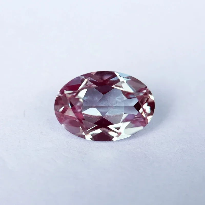 

Oval Shape Alexandrite Lab Grown Gemstone Color Changing Stone with Certificate DIY Chamrs Ring Necklace Earrings Main Materials