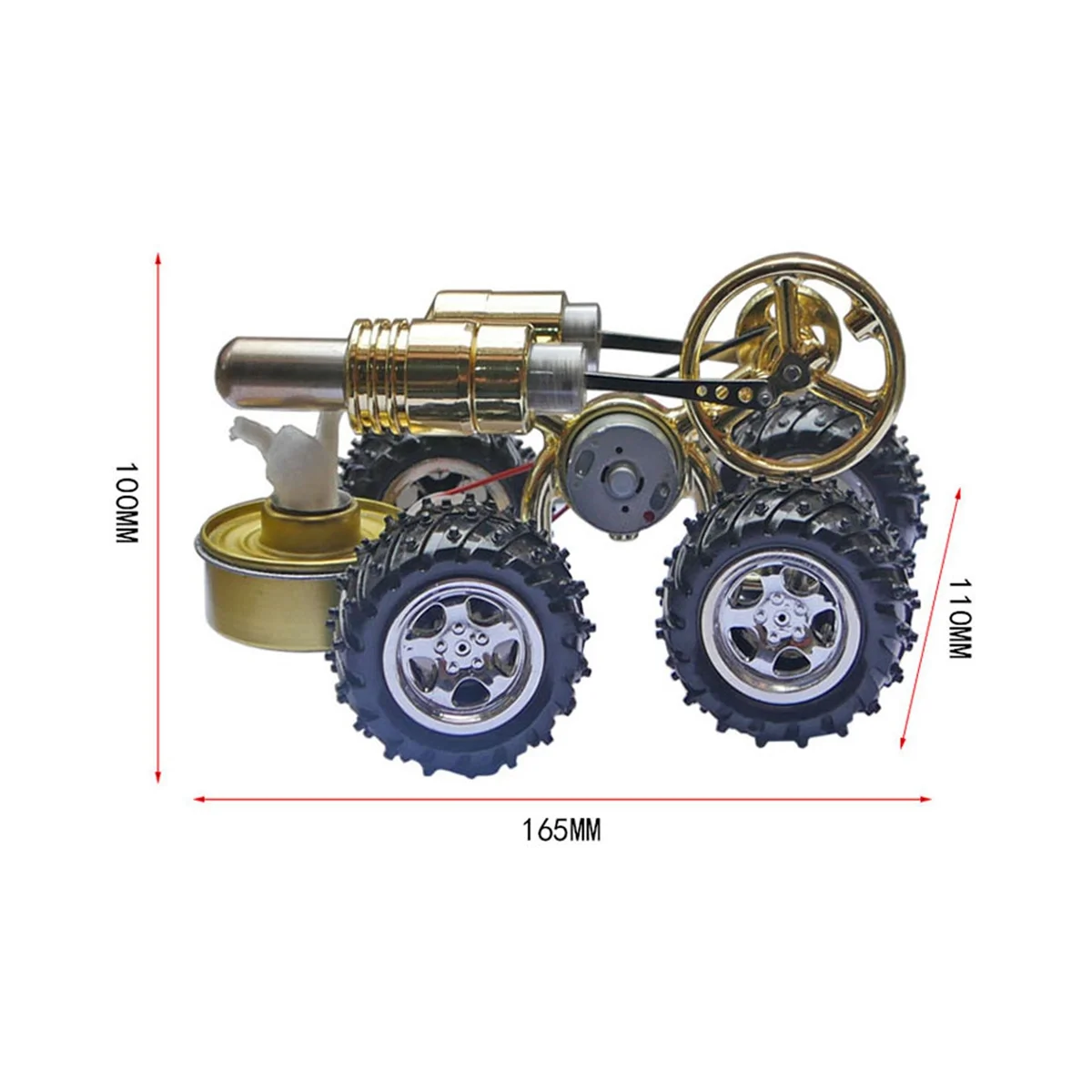 Modelo de Motor Stirling de coche, juguete Experimental de ciencia Física Educativa, regalo de potencia de vapor