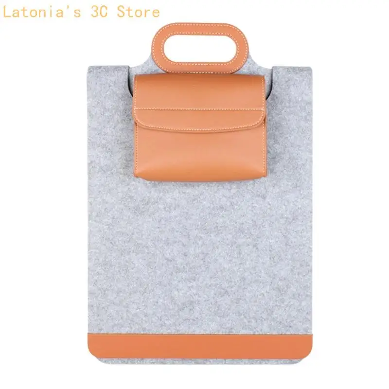 Portable Laptop Sleeve with Front Pocket and Integrated Carry Handle X3UB