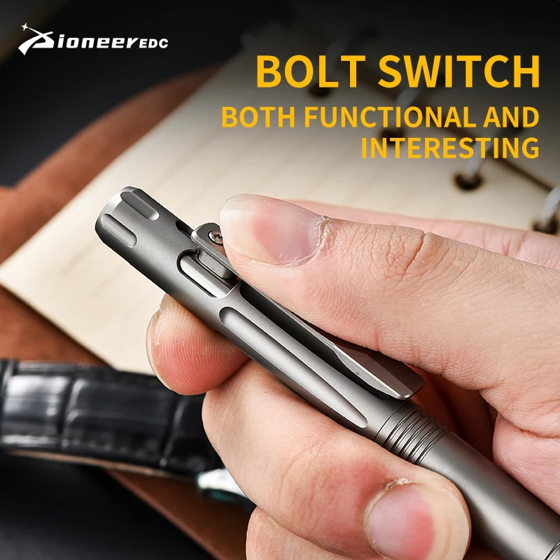 Titanium Edc Pens  Luxury Metal Pen Multi-Tool Tactical Pen Self-Defense Camping Outdoor Tools ZSB020