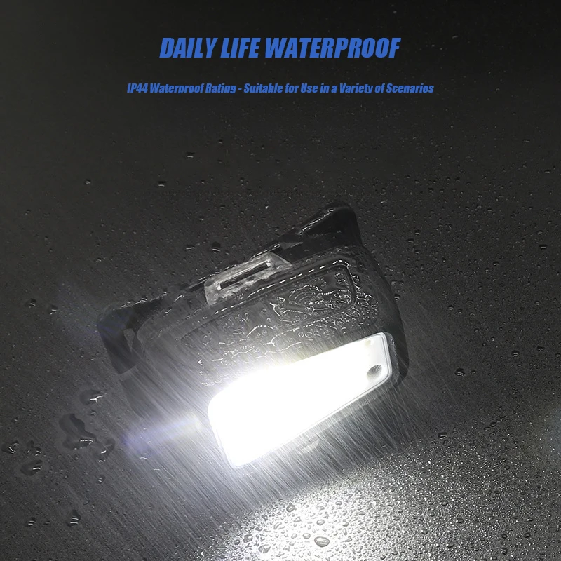 VOLODYMYR Waterproof COB LED Headlamp Motion Sensor Work Light for Outdoor Night Fishing Camping Car Repair Checking Polishing view 5