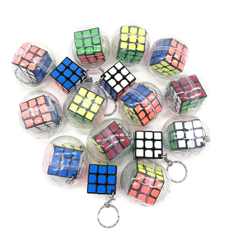 1/3/5PCS Magic Cube Surprise Egg Ball Capsule Kids Mini Speed Magic Cube Early Educational Puzzle Cube Toy Children Gift