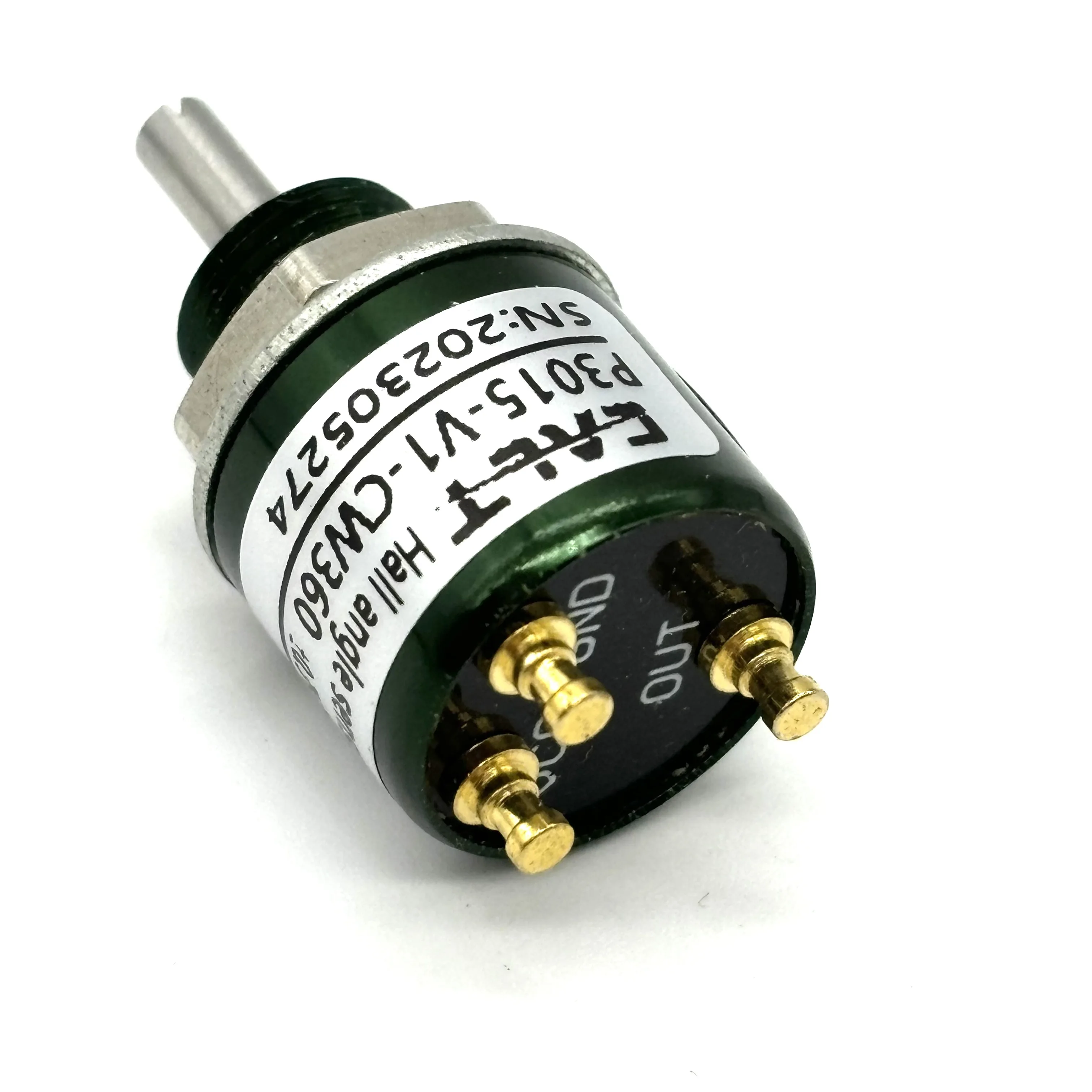 P3015S-1CW180-5V Hall-Effekt-Encoder, Aluminiumgehäuse, berührungsloser Winkelsensor für Textilmaschine