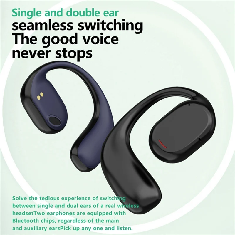 Auriculares abiertos inalámbricos verdaderos populares con auriculares deportivos con ganchos para las orejas
