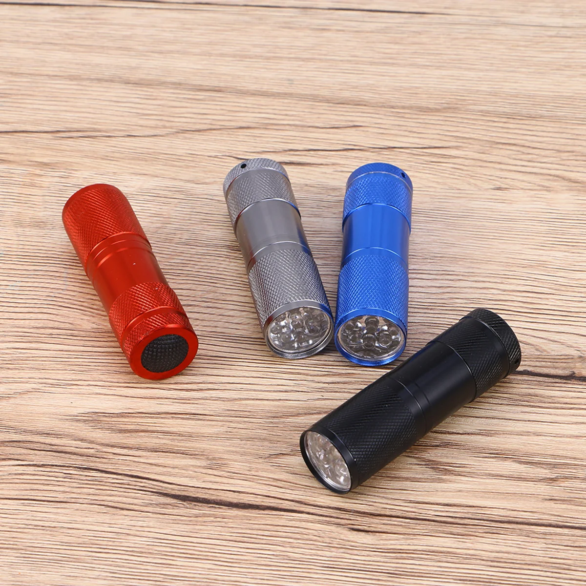 5 Stück superhelle LED-Taschenlampe, 9 Lumen, Mini-Aluminium-Licht für Outdoor-Camping, Notfall, Heimgebrauch, tragbare Beleuchtung