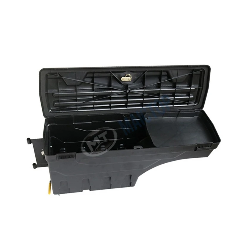 

MAICTOP car 4x4 accessories rear storage truck box ABS plastic black tool boxes for ranger T6 T7 T8 2012-2021