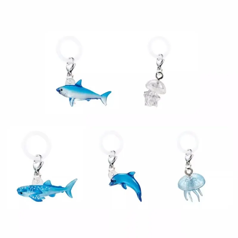 Shark Gashapon Kawaii Q-version Collection Pendant Action Figure Model Toys