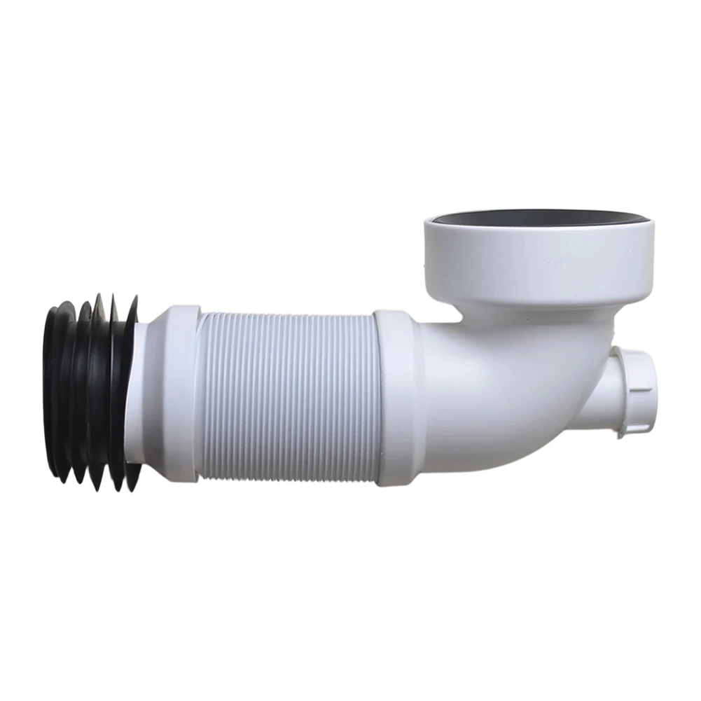 Heavy Duty Sewage Pipe Push-fit Adapter Toilet Connector Reinforced Steel Wire Skeleton For Toilet Installation