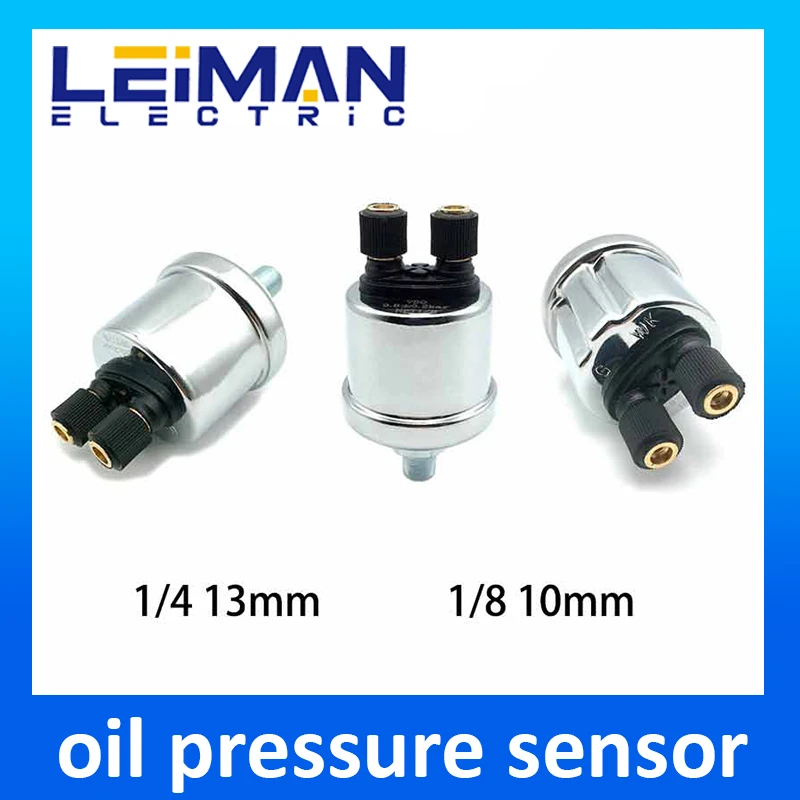 VDO Oil Pressure Sensor 1/4NPT 1/8NPT 10MM Sender 0.8±0.3bar for Diesel Generator kit xeon