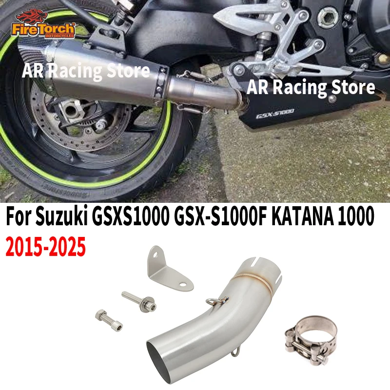 スズキ-gsxs1000-gsx-s1000f-katana-1000-2015-2025年式-バイク用排気システム-エスケープ-モト-ミッドリンクパイプ-コネクト-51mm-マフラー