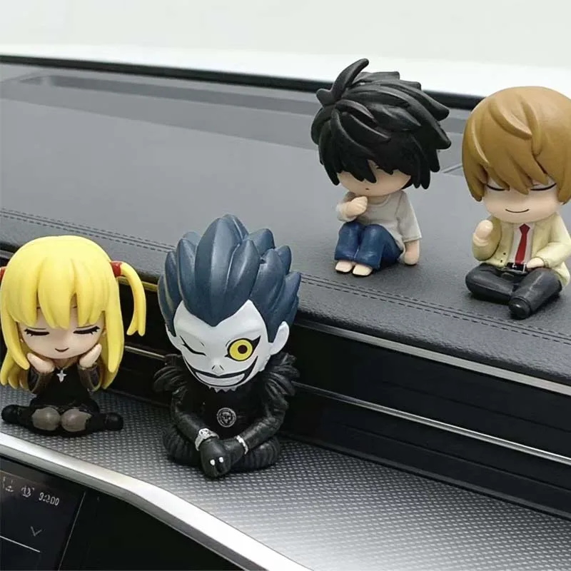 2026 Q-version Death Note Sleeping Character  Lawliet Light Yagami Misa Amane Ryuk Cute Mini Character Car Decoration Anime Gift