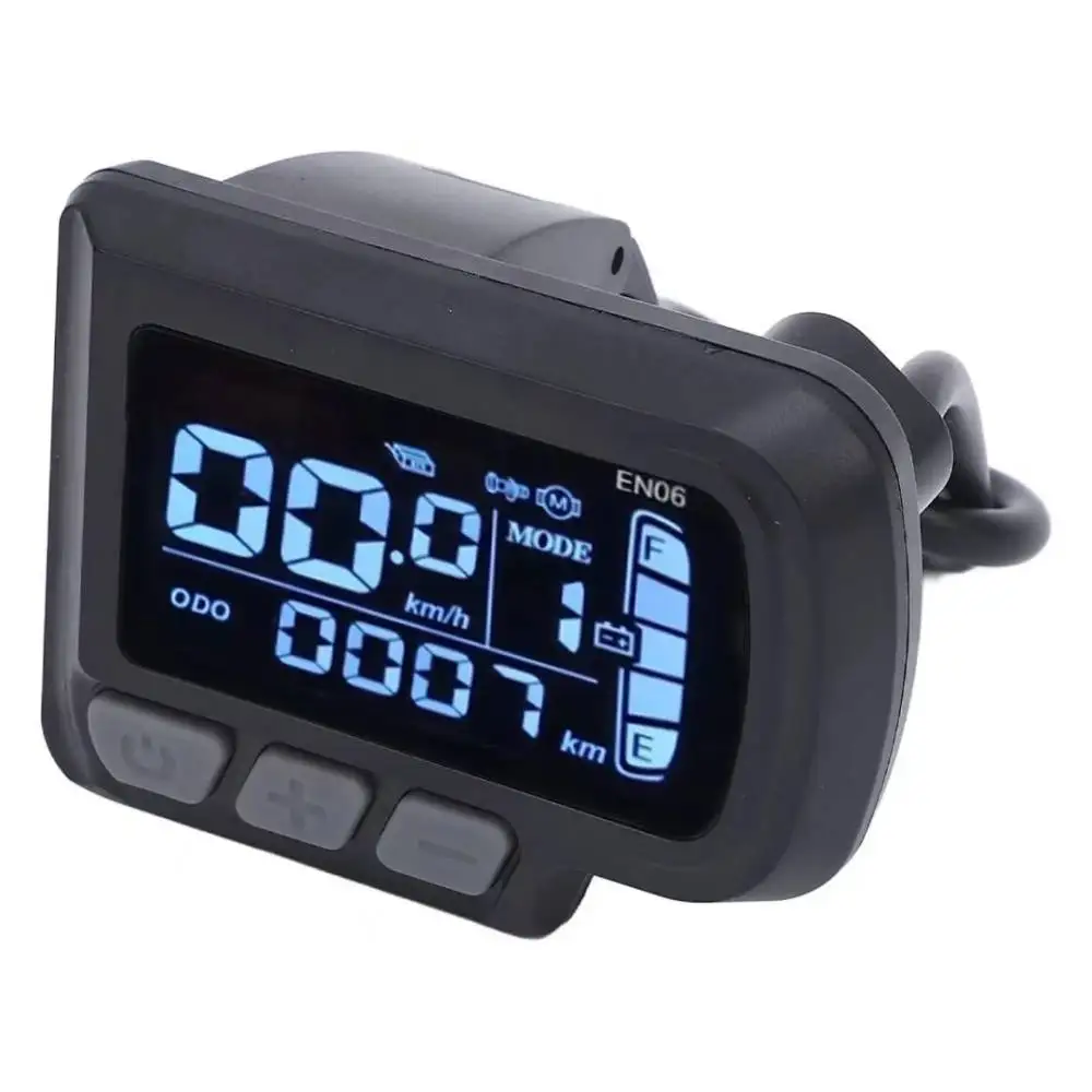 Intelligent Waterproof LCD Display EN06 For Ebike Scooter Meter For Electric Bicycle Dashboard 24V 36V 48V 60V Cycling