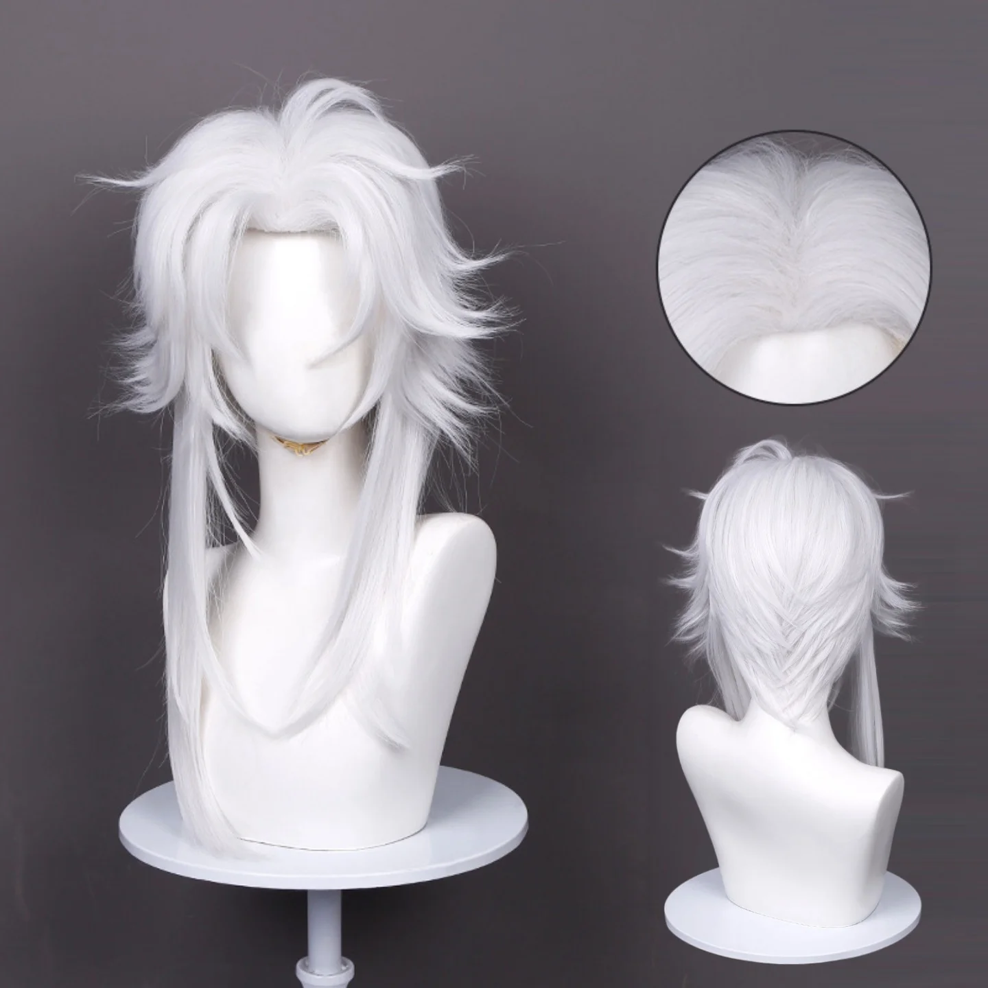 Game Pierrot Cosplay Wig Rose Net The Freak Circus Pierrot Wig Halloween Party