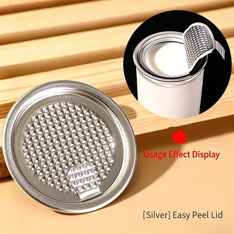 202SOT 55MM Aluminum Can Lids Easy Open Ends Semi Open Full Open Easy Peel Multi Color Takeaway Beverage Lids