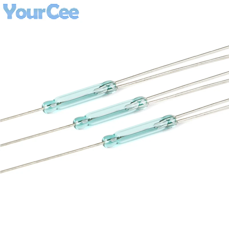 10pcs/1pc 2.5X14MM Magnetic Switch Reed Switch Normally Open and Normally Closed Conversion NO NC 3 pin