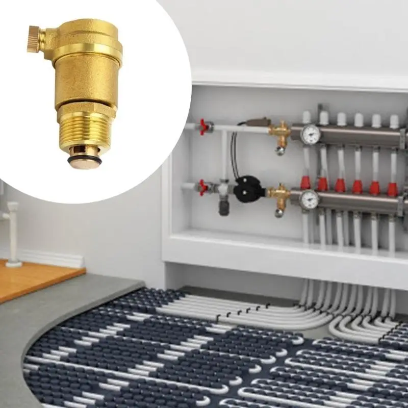 

Air Vent Pressure Relief Valves Brass Automatic Exhaust Valves Tap Water Heating Pipe Vent Valves for Solar Water Heater 448A