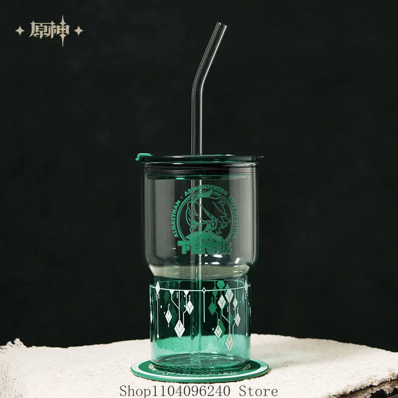 

Official Pre-sale Theme Impression Series with Lid Straw Water Cup Gift Box Anime Cosplay Halloween Genshin Impact Alhaitham