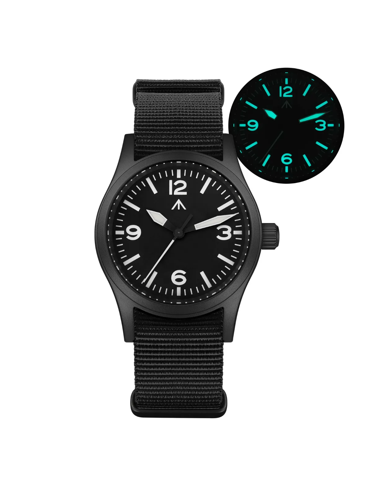 Militado Nieuw ML05 PVD Zwart Quartz Horloge VH31 Beweging Saffierspiegel BGW9 316L Kast Waterdicht 38Mm Vintage Horloge - afbeelding 2