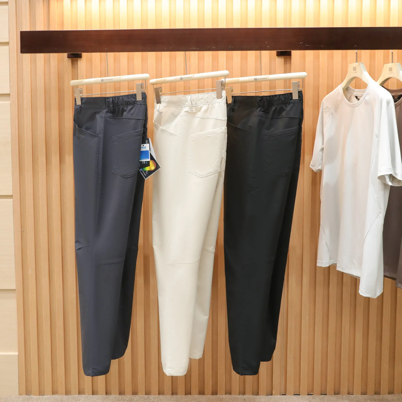 

2026 spring and summer new functional wind COOLMAX technology cool and quick-drying outdoor three-proof casual trousers