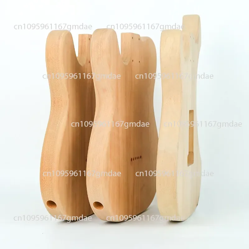 Inventory DIY modified ST electric guitar body, single shake work in progress electric guitar body, mahogany