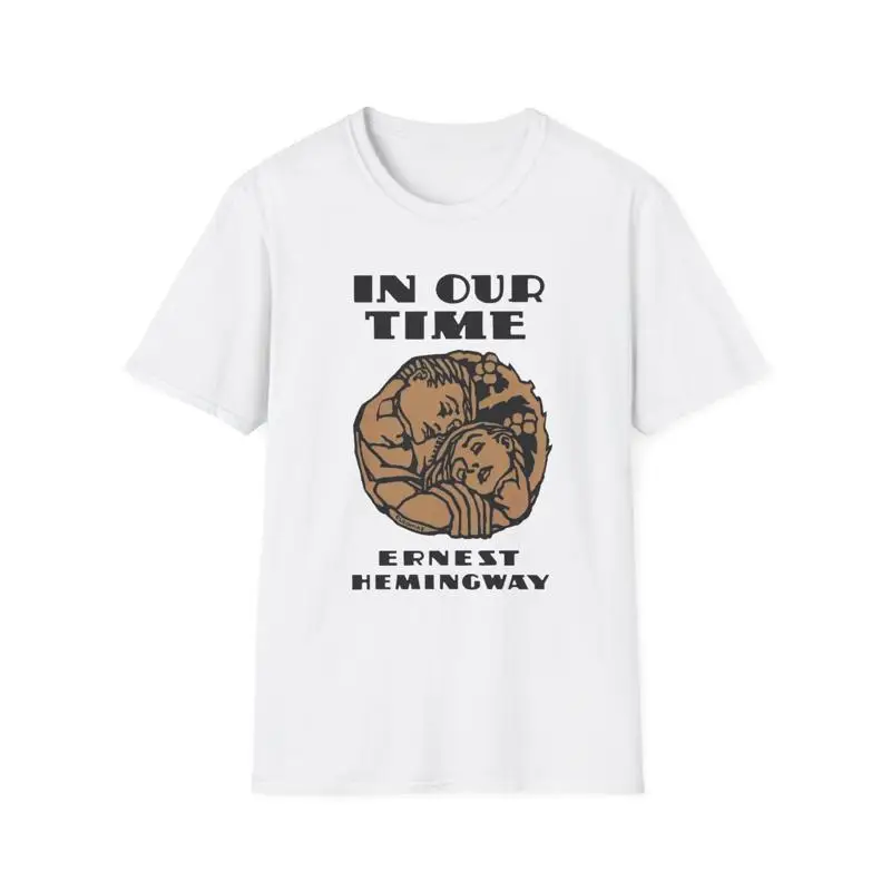 Portada del libro Ernest Hemingway de Cleo Damianakes durante nuestra vez la camiseta