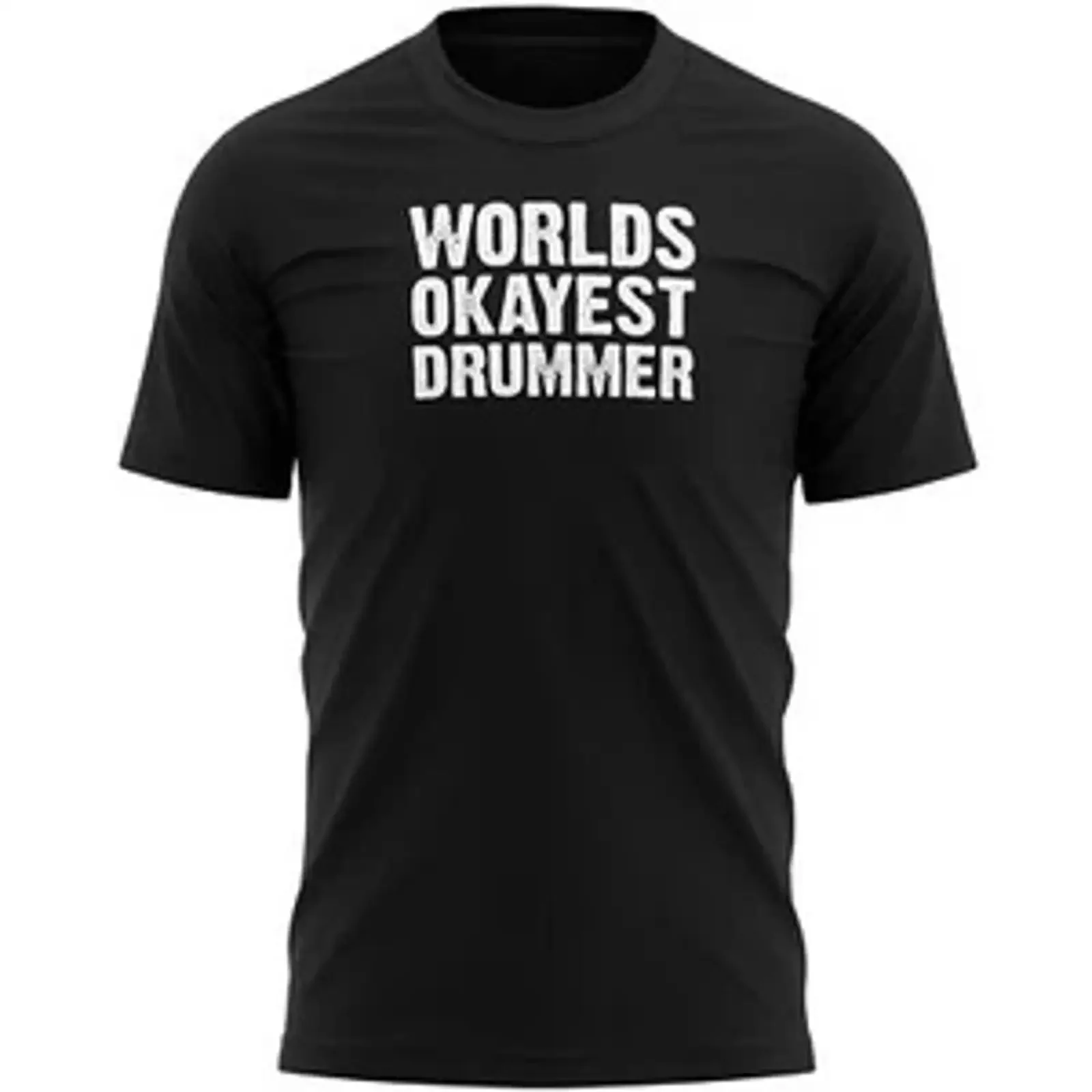 Lustiges Trommler T Shirt für Männer Worlds Okayest Drummer Geburtstag Retro Top vintage Washed streetwear Casual Soft