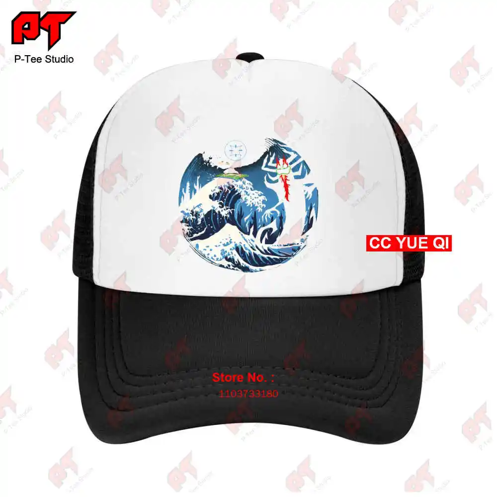 Samurai Jack Surf On The Great Wave To Attack Evil Being Demon Aku Baseball Caps Truck Cap FZ6X