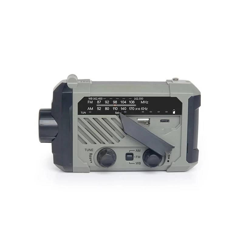 

Portable Emergency Portable Radios with 2000mAh Rechargeable Power Bank