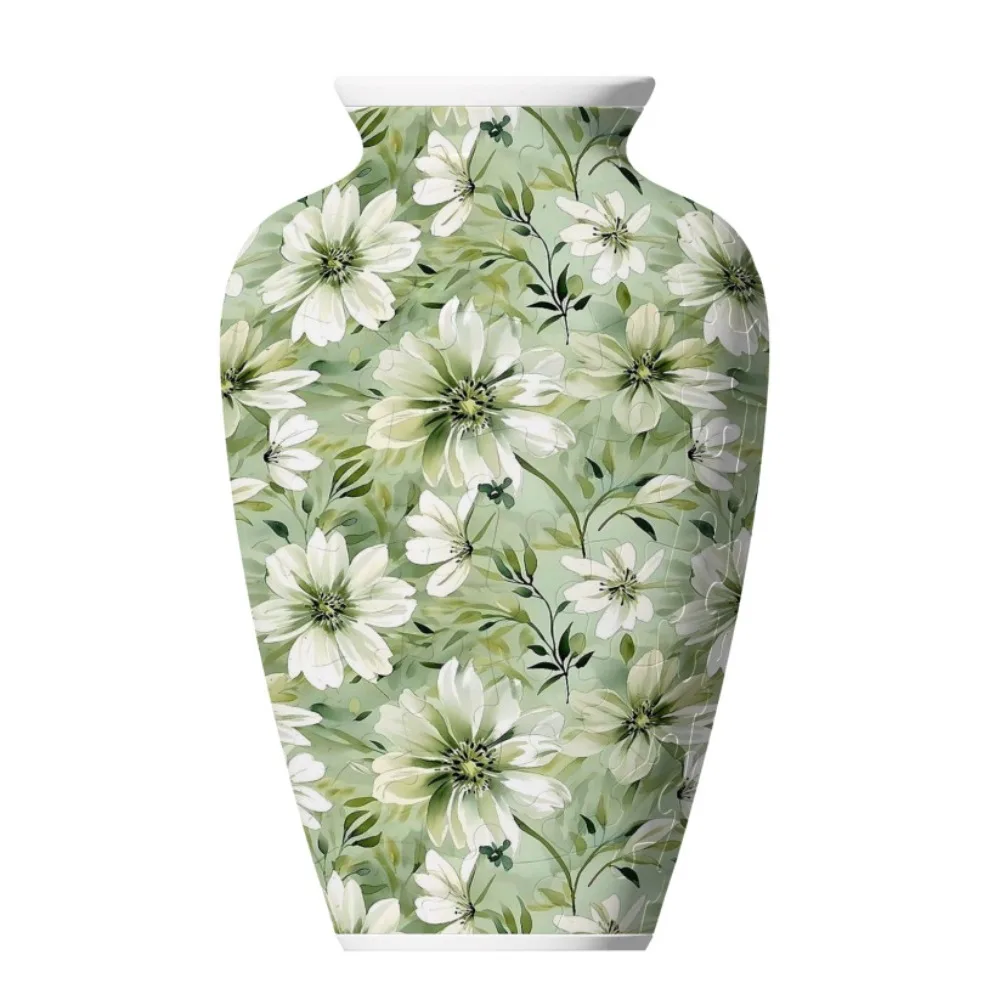 

Creative 3D Puzzle Vase DIY Artistic Flower Arrangement Vase Arrange Flowers Building Block Home Decoration Vase