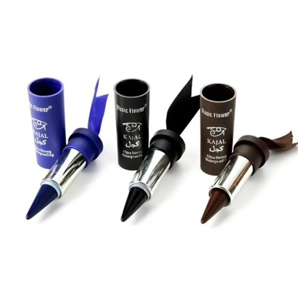 Women Smoky Eyes Eyeliner Pencil Thick Pencil Eyes Blue Last Color Liner Bold Black 1 Pc Eyeliner Gel Long / Black Waterpro K5W0