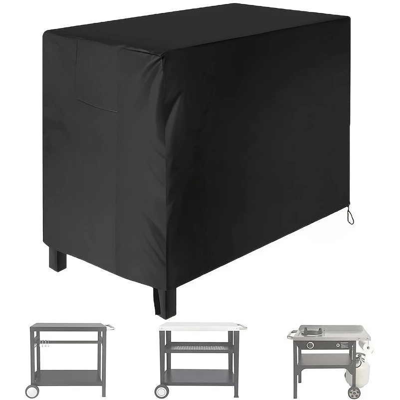 Cart Covers Outdoor Dining Cart Covers, Dustproof Outdoor Prep Table Covers, Windproof Patio Flat Top Workbench Covers