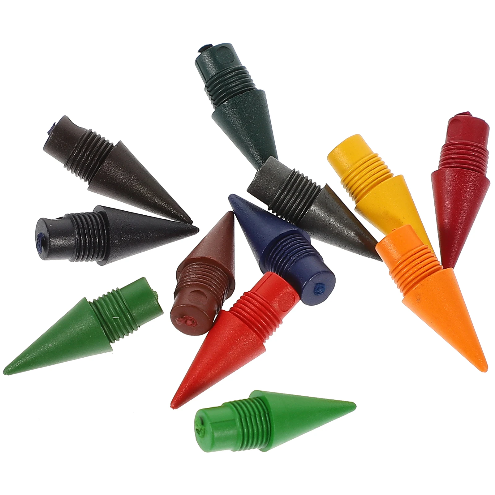 36 Pcs Colored Pencil Tips Graphite Lead Replacement Heads Infinite Nibs Sketching Calligraphy Students Artists