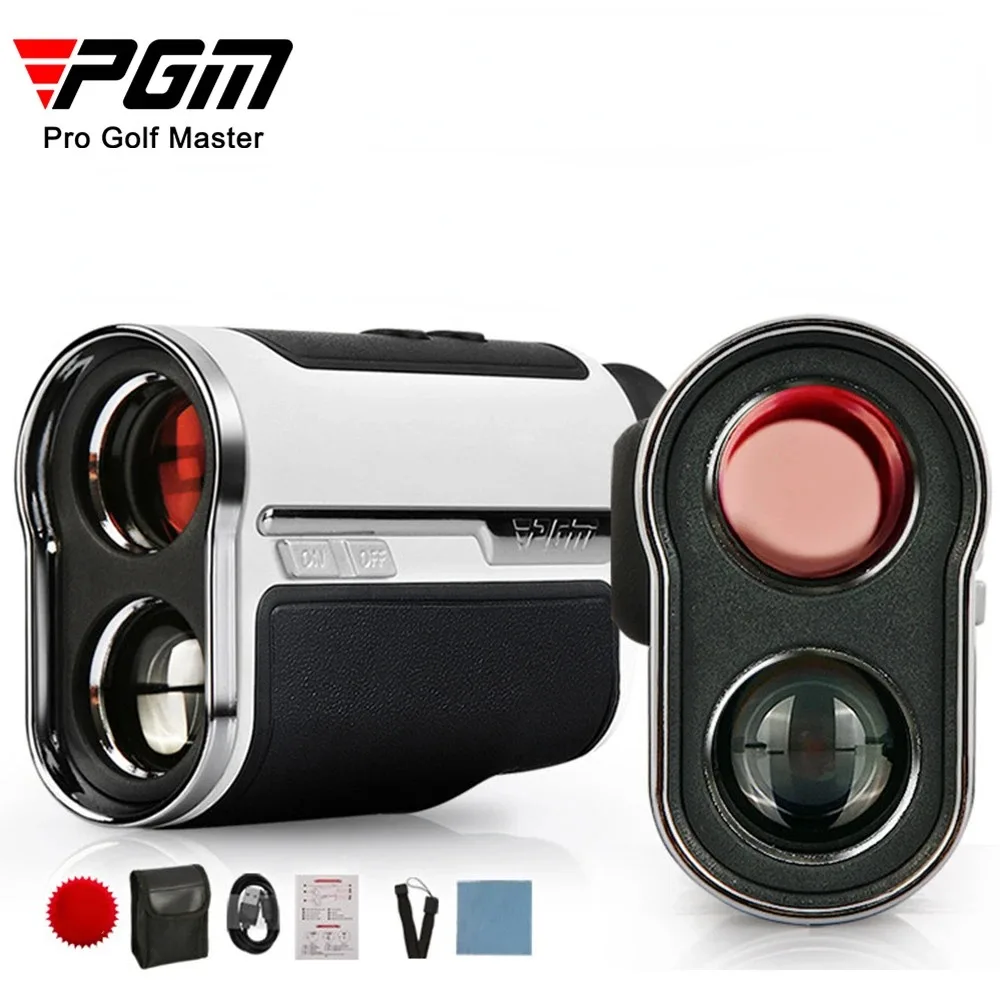 PGM Golf Laser Rangefinder Code Number Slope Compensation Flagpole Lock 600/1300 Yards Rechargeable Golf Accessories Tool JQ013