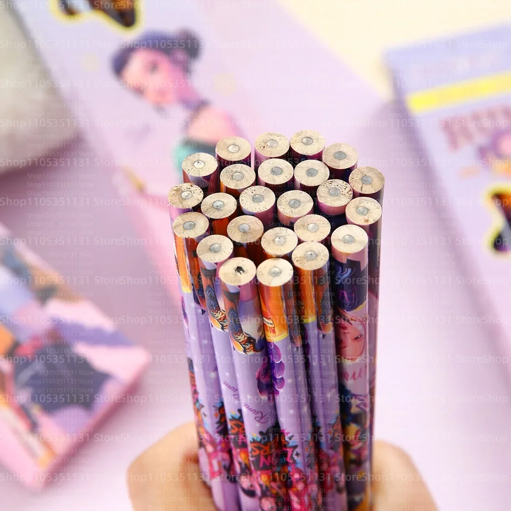 Anime-Mädchen Lumi Mila Zoi Hexenjäger-Bleistifte 2B HB Farbstifte Niedliches Cartoon-Schüler-Schreibwarenset für Tägliches Lernen Geschenke – Detail 29