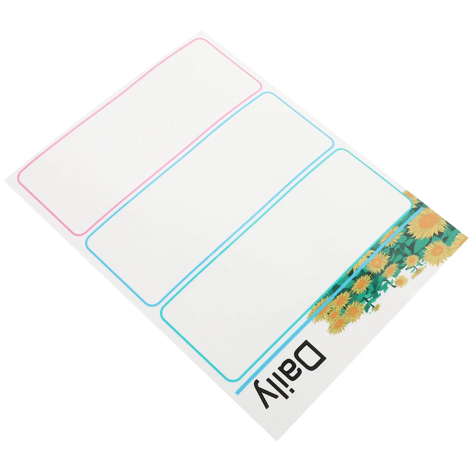 Non Scratch Magnetic Fridge Calendar Dry Erase Whiteboard for Refrigerator Metal Cabinet Locker Planning Schedules to Do Lists