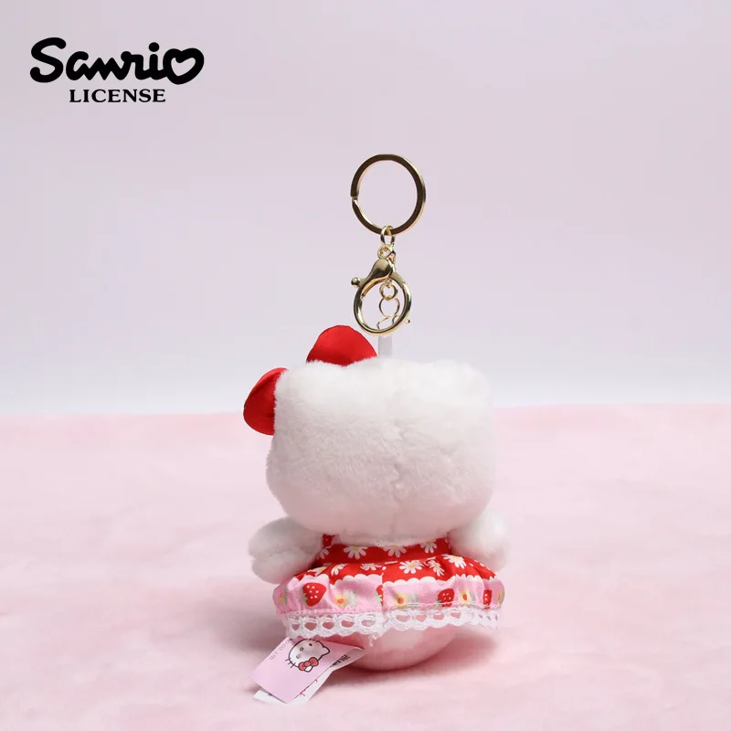 Miniso Sanrio حقيقي كاتي أفخم المفاتيح قلادة لطيف حقيبة مدرسية صغيرة معلقة الديكور KT القط الملحقات