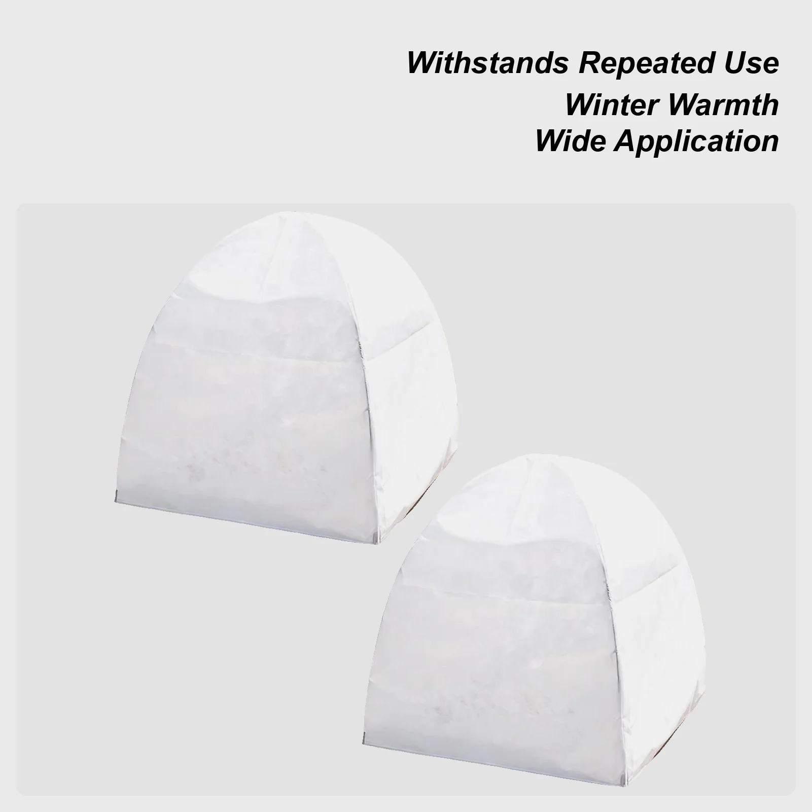 

Plant Frost Protection Covers 2 Pieces Breathable Tent 22x22in Breathable Cold Weather Plant Covers Outdoor For Shrubs Fruit