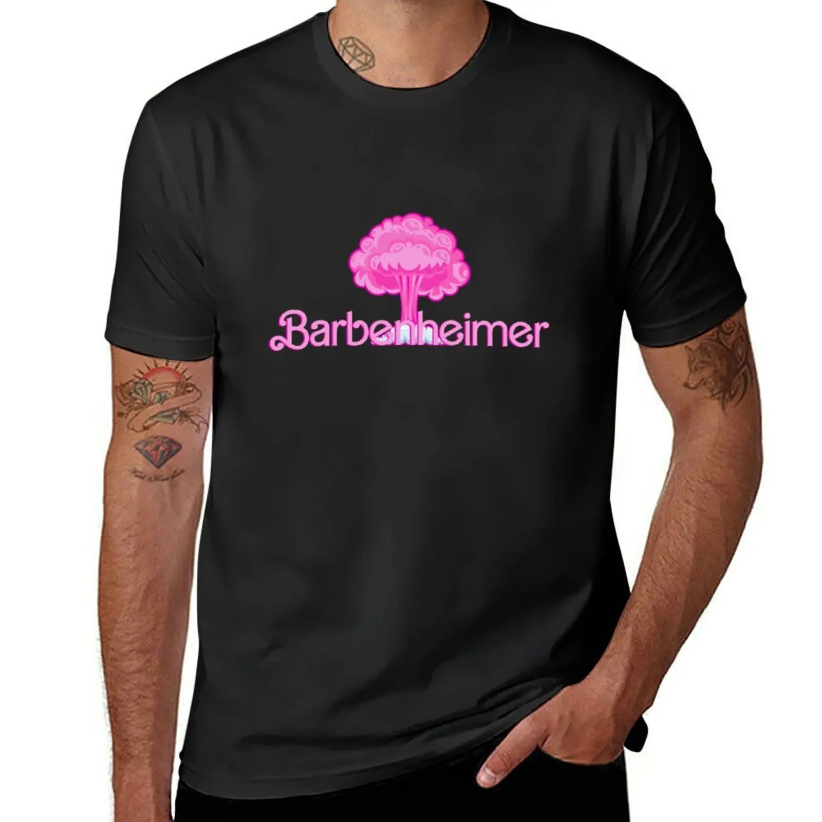 New Barbenheimer T-Shirt summer top summer tops Short sleeve tee plus size tops t shirts for men graphic