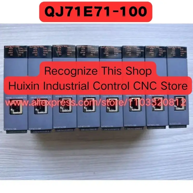 Latest Quotation Used Module QJ71E71-100 QJ71E71 100 Normal Function Tested OK