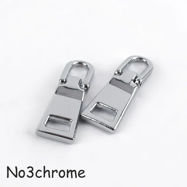 Meetee 10 Stuks Afneembare Metalen Ritsen Trekkers Voor 3 #5 #8 # Rits Schuifregelaars Hoofd Reparatie Kits Ritssluiting Tab Diy Naaien Ambacht