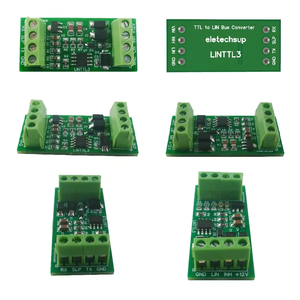 TTL UART to LIN Can Bus Converter Data Analyzer TJA1020 K_LINE Date Bus TJA1021 Chip LINTTL3 For Communication Monitoring