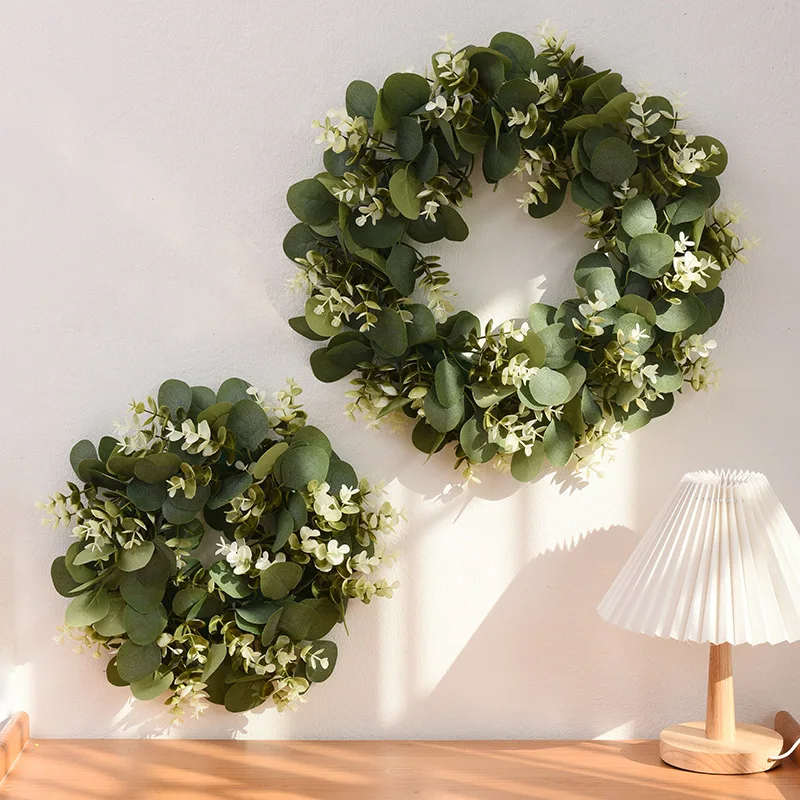 45cm Artificial Wildflower Door And Window Hanging Wreaths Decoration Door Decoration Plastic Simulation Wreaths Wedding Decor