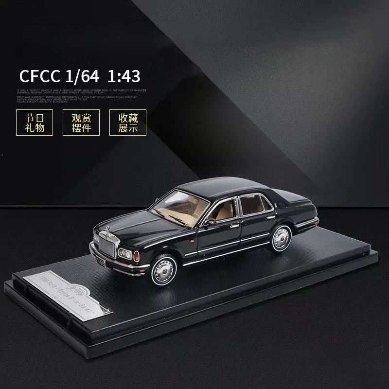 GFCC 1:64 Scale Multicolor 1998 Seraph Sedan Classic Model Diecast Metal Car Collectibles with Display Base