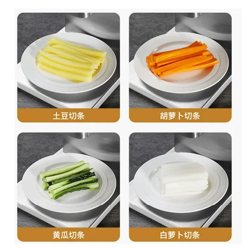 Cross-border Special Offer Fries Machine Stainless Steel Kitchen Potato Carrot Strip Cutter Machine Vegetable Cutting Machine