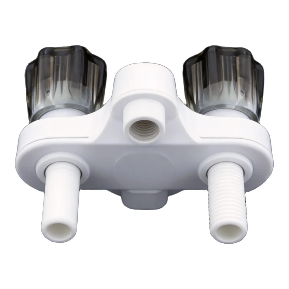 Elegant White Bathroom Faucet RV Faucet White Finish White RV Bathroom Faucet Space-saving Design User-friendly Features