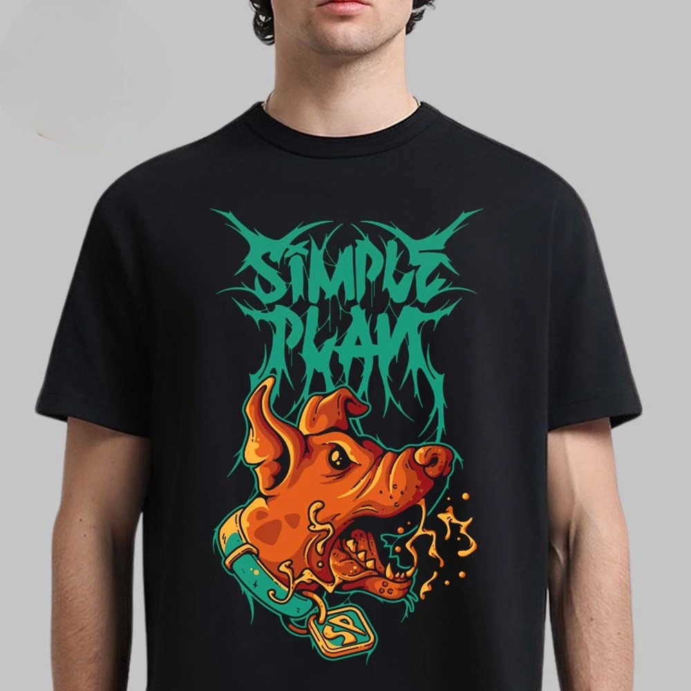 2026 Simple Plan Baumwoll-Band-Shirt Unisex Sommer Kurzarm Mode Marken-T-Shirt Luxus Casual Vintage T-Shirt
