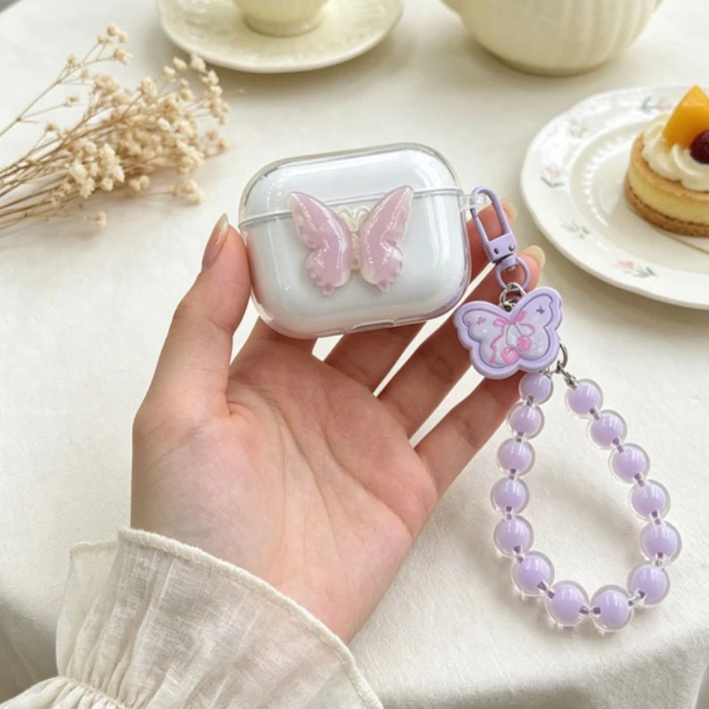 Butterfly lace case For oneplus buds4 /buds3/pro3 / Buds Pro 2/ACE Case Silicone headphone Cover For oneplus buds Pro 3