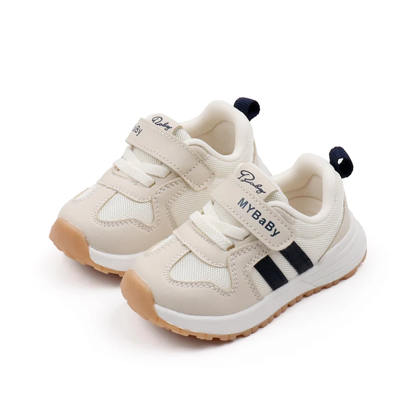 Baby Boys Girls Comfortable Sports Shoes Soft Sole Non-slip Solid Colour Toddler Shoes